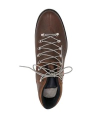 Мужские темно-коричневые кожаные рабочие ботинки от Rossignol