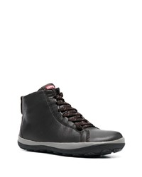 Мужские темно-коричневые кожаные рабочие ботинки от Camper