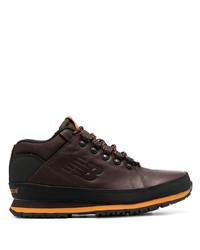 Мужские темно-коричневые кожаные рабочие ботинки от New Balance