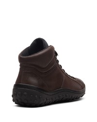 Мужские темно-коричневые кожаные рабочие ботинки от Car Shoe