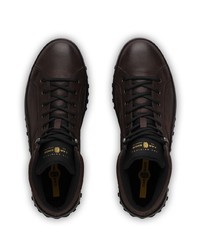 Мужские темно-коричневые кожаные рабочие ботинки от Car Shoe