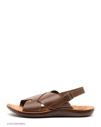 Мужские темно-коричневые кожаные сандалии от Best Walk