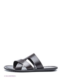 Мужские темно-коричневые кожаные сандалии от Mario Ponti