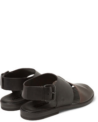 Мужские темно-коричневые кожаные сандалии от Marsèll