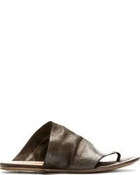 Мужские темно-коричневые кожаные сандалии от Marsèll