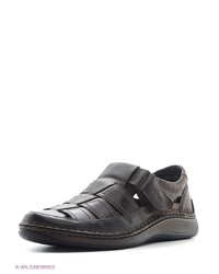 Мужские темно-коричневые кожаные сандалии от SHOIBERG