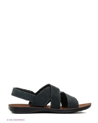 Мужские темно-коричневые кожаные сандалии от Tesoro