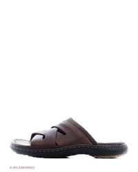 Мужские темно-коричневые кожаные сандалии от Timberland