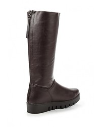 Темно-коричневые кожаные сапоги от Catherine