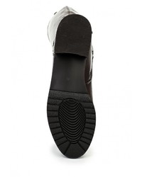 Темно-коричневые кожаные сапоги от Elcherry