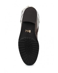 Темно-коричневые кожаные сапоги от Item Black