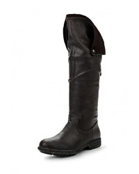 Темно-коричневые кожаные сапоги от Lisaw