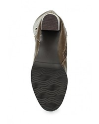 Темно-коричневые кожаные сапоги от Super Mode