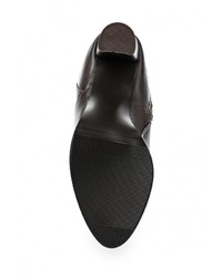 Темно-коричневые кожаные сапоги от Super Mode