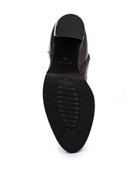 Темно-коричневые кожаные сапоги от Valley