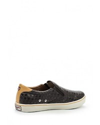 Мужские темно-коричневые кожаные слипоны от U.S. Polo Assn.