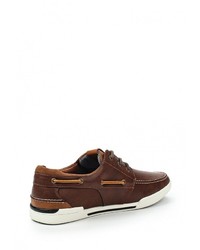 Темно-коричневые кожаные топсайдеры от Aldo