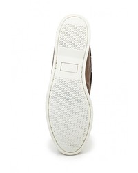 Темно-коричневые кожаные топсайдеры от Storm