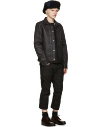 Темно-коричневые кожаные туфли дерби от Junya Watanabe