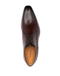 Темно-коричневые кожаные туфли дерби от Magnanni