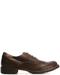 Темно-коричневые кожаные туфли дерби от Fiorentini+Baker