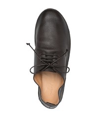 Темно-коричневые кожаные туфли дерби от Marsèll