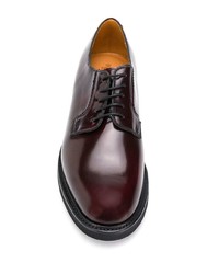 Темно-коричневые кожаные туфли дерби от Berwick Shoes