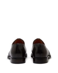 Темно-коричневые кожаные туфли дерби от Dolce & Gabbana