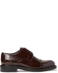 Темно-коричневые кожаные туфли дерби от Loewe