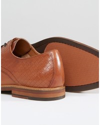 Темно-коричневые кожаные туфли дерби от Aldo