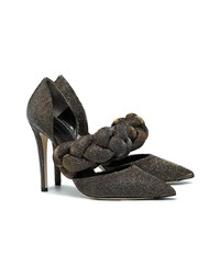 Темно-коричневые кожаные туфли от Marco De Vincenzo