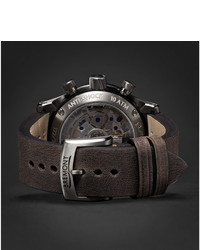 Мужские темно-коричневые кожаные часы от Bremont