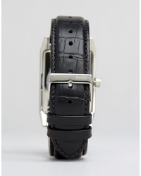 Мужские темно-коричневые кожаные часы от Hugo Boss