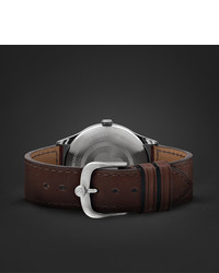 Мужские темно-коричневые кожаные часы от Bell & Ross