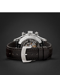 Мужские темно-коричневые кожаные часы от Zenith