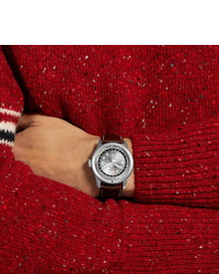 Мужские темно-коричневые кожаные часы от Breitling