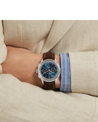 Мужские темно-коричневые кожаные часы от Breitling