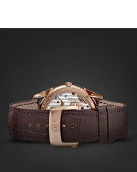 Мужские темно-коричневые кожаные часы от Parmigiani Fleurier