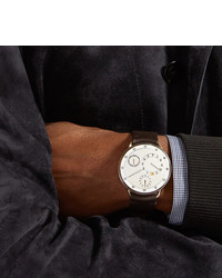 Мужские темно-коричневые кожаные часы от Ressence