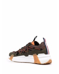 Мужские темно-коричневые кроссовки от Moncler