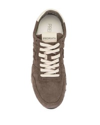 Мужские темно-коричневые кроссовки от Premiata