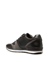 Мужские темно-коричневые кроссовки от BOSS