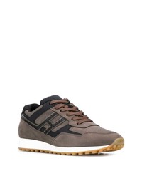 Мужские темно-коричневые кроссовки от Hogan