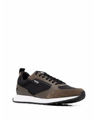 Мужские темно-коричневые кроссовки от BOSS