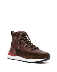 Мужские темно-коричневые кроссовки от Magnanni