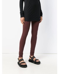 Темно-коричневые леггинсы от Rick Owens Lilies