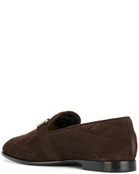 Женские темно-коричневые лоферы от Tod's