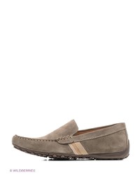 Мужские темно-коричневые мокасины от Geox