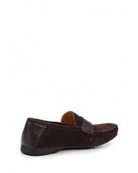 Мужские темно-коричневые мокасины от Valley