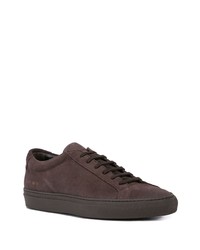 Мужские темно-коричневые низкие кеды от Common Projects